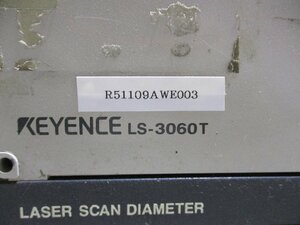 中古 KEYENCE LASER SCAN DIAMETER LS-3060T センサヘッド (R51109AWE003)