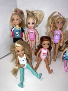 Mattel Barbie 5" Club Chelsea Dolls & Friends LOT of 10 Dolls 海外 即決