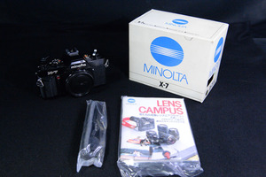 IO2534 マニア所有品 minolta ミノルタ X-7 一眼レフ フィルムカメラ