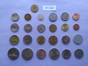 外国コイン　各国コイン　(Rー５３５)　船・ボートが描かれた硬貨　おまとめ　２４枚