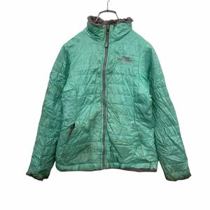 THE NORTH FACE ダウンジャケット キッズ M グリーン ノースフェイス 裏フリース アウトドア ロゴ 古着卸 アメリカ仕入 t2202-4584