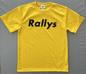 ◎ Rallys JTTA 黄色 JUIC メンズ：サイズL 卓球 ゲームウェア 半袖 シャツ ユニフォーム 練習着 30982