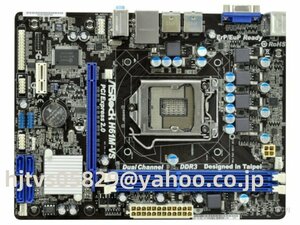 ASRock H61M-VS ザーボード Intel H61 LGA 1155 Micro ATX メモリ最大16GB対応 保証あり