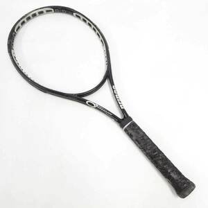 【中古】[ジャンク(ひび割れ)] プリンス O3 SPEED PORT BLACK LITE テニスラケット オースリー スピードポート ブラック ライト Prince