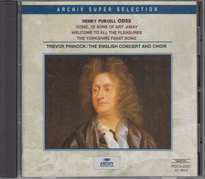 ◆送料無料◆パーセル：オード集「来れ、なんじ芸術の子よ」「その昔、勇者は故郷にとどまるを潔しとせず」他～トレヴァー・ピノック L4845