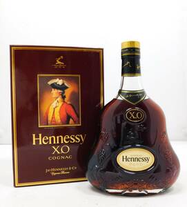 Hennessy ヘネシー ★ XO 金キャップ クリアボトル コニャック 700ml 箱あり 未開栓／現状出品