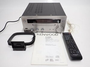 KENWOOD A-K805 ケンウッド D/Aコンバータ、USBプレーヤー搭載 CDチューナーアンプ リモコン/説明書/アンテナ付 動作品 ∬ 6E4AE-1