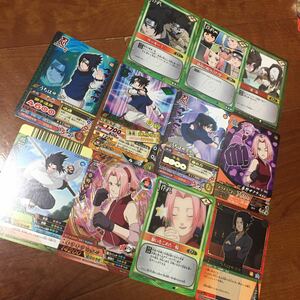 NARUTOナルトカード サクラとサスケ