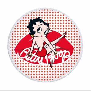 Betty Boop ベティちゃん ビーチタオル 激かわ 万能 海 レジャー ヨガ インテリア 何でもOK