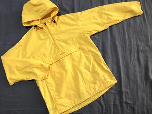 美品　150　モンベル　mont-bell　ナイロンジャケット　プルオーバー　黄色