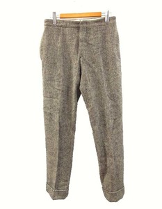 ダブルアールエル RRL ツイード トラウザー TWEED WOOL TROUSER スラックス パンツ サスペンダーボタン シンチバック 32 メンズ