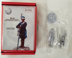 SOLDIERS 1/32・54mm イタリア軍CAVALRY OFFICER AFRICA ORIENTAL ITALIANA 1904