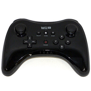 【中古】任天堂 Wii U PROコントローラー(クロ) WUP-A-RSKA 本体のみ [管理:1350009565]