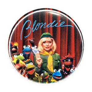 58mm デカ缶バッジ BLONDIE ブロンディ Debbie Deborah Harry デボラハリー Muppet Show Power Pop パンク