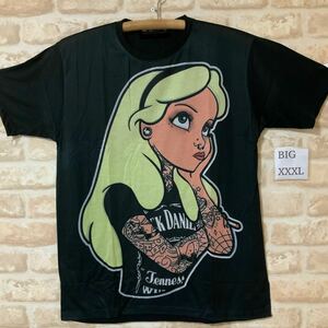 ブラック ダーク 悪 プリンセス アリス Tシャツ 3XL 管3342 XXXLサイズ