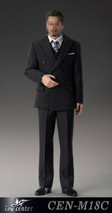 ToyCenter CEN-M18 C 1/6スケール メンズ ビジネス ストライプスーツ セット English gentleman Tony striped suit 男性素体向け衣装