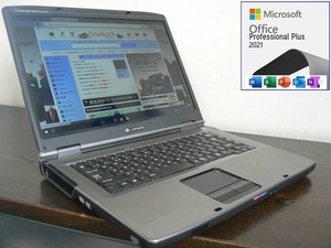 ☆彡 MT6835j Core 2 Duo T5600 1.83G/2G/120G/DVD/15.4型1,280×800/DVD/Win10+2021