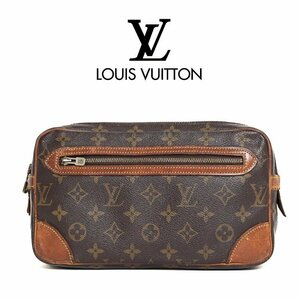 【1円】ルイヴィトン LOUIS VUITTON モノグラム マルリー ドラゴンヌ GM クラッチ セカンドバッグ ハンドバッグ メンズ レディース M51825