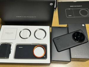 中古 Xiaomi 14 Ultra 16/512 グローバル版 黒色 ブラック Photography Kit 付 カメラキット 香港
