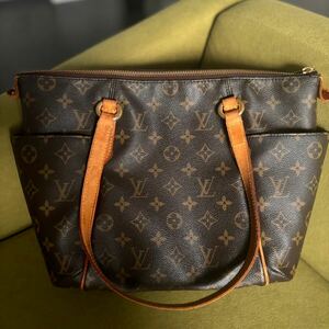 【1円〜極美品】LOUIS VUITTON トータリーPM トートバッグ ブラウン ショルダーバッグ モノグラムキャンバス LV AACD鑑定済み