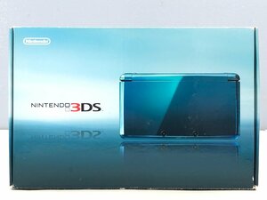 △【8】初期化済み Nintendo 3DS アクアブルー 任天堂 ニンテンドー 同梱不可 1円スタート