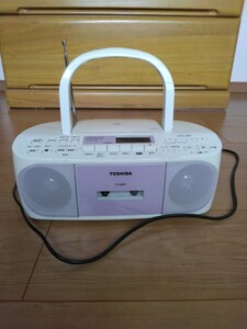 TOSHIBA CD　ラジオ　カセット　