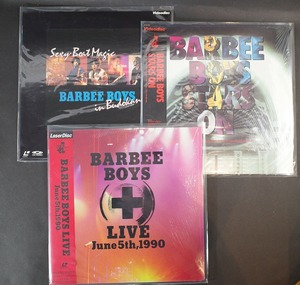 3枚セット LD・レーザーディスク　バービー・ボーイズ BARBEE BOYS／STARS ON 他