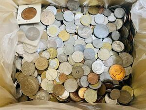 外国コイン 9.6kg 大量 海外外国銭 硬貨 