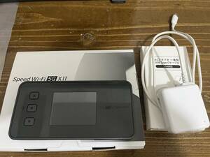 中古動作品　Speed Wi-Fi 5G X11 NAR01 モバイルルーター