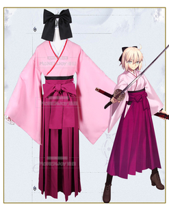 ★にゃんこ屋★ Fate/Grand Order FGO 沖田総司 桜 セイバー コスプレ衣装
