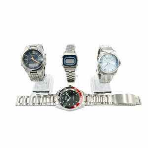 1円 SEIKO CASIO ポールスミス 等 腕時計 まとめ 4点 セット 大量 山売り 未チェックジャンク SS ラウンド ブランド 280920240416