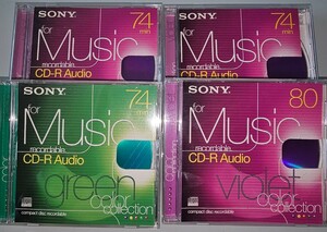 ★SONY ソニー☆CD-R☆４枚セット☆未使用★