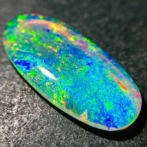 遊色効果抜群!!●天然オパール3.317ct●m 約20.1×10.2mm ルース 裸石 宝石 ジュエリー jewelry opal 