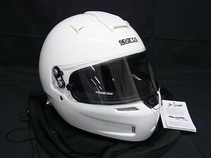 ■新品■未使用■ Sparco スパルコ AIR PRO RF-5W ヘルメット 表記サイズ XS 54 ホワイト系 FA1263