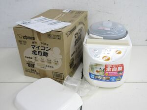 Y052-N38-398 象印 ZOJIRUSHI BS-ED10 力もち マイコン もちつき機 2016年製 通電確認済 現状品①