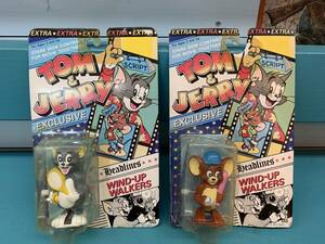 1989年【TOM & JERRY★トムとジェリー】ゼンマイ　トコトコ人形　2体セット