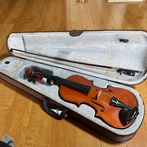 1円〜Luigiani/バイオリン VL-20 弦楽器 弓 ヴァイオリン ケース付き 中古