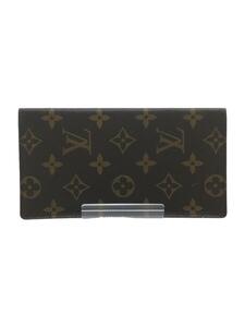 LOUIS VUITTON◆ポルトカルトクレディ/長財布/レザー/BRW/レディース/M60825