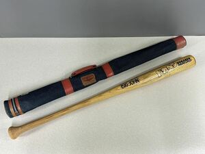 レア 非売品 ドカベン BIG-JOHN 木製バット デニムケース