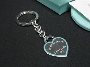 1円 ■極美品■ TIFFANY＆Co ティファニー リターントゥティファニー SV925 ハートタグ キーホルダー チャーム シルバー系 AV9775