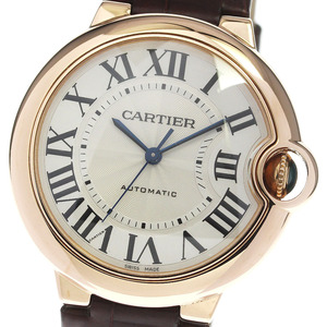 カルティエ CARTIER W6900456 バロンブルー 36mm K18PG 自動巻き ボーイズ 美品 箱・保証書付き_781537