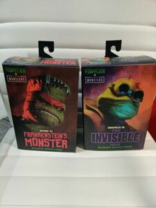 NECA Universal Monsters x TMNT Ultimate Donatello/ Raphael SET (2) NEW SEALED 海外 即決
