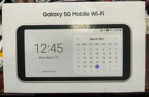 samsung製Galaxy 5G Mobile Wi-Fi SCR01 中古品