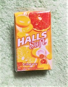 ミニチュア★HALLS★soft★ホールズ★イエロー★リアルマグネット★ドールハウス★冷蔵庫や勉強机の張り紙にも★激安★お買得★