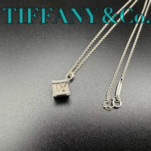 TIFFANY＆Co.ティファニー アトラス キューブ 925 シルバー ネックレス レディース アクセサリー 洗浄済み59