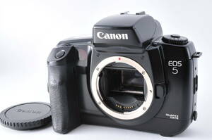 【動作美品】 キャノン Canon EOS 5 QUARTZ DATE フィルムカメラ ボディ 黒 