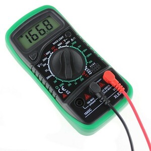 【新品】高精度 電流・電圧・抵抗テスター デジタル マルチメーター XL830L（緑）