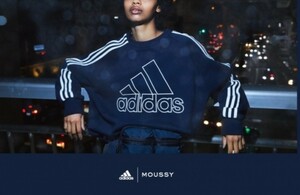 T241 adidas × MOUSSY　アディダス　マウジー　コラボ　トレーナー