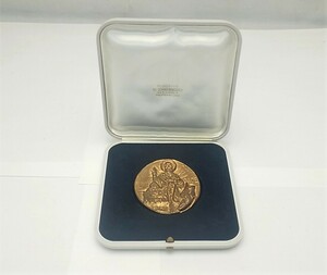 メダル　銅製　BARI PORTO MEDITERRANEO　124g　詳細不明