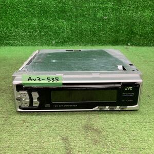 AV3-535 激安 カーステレオ JVC KD-CZ22DA 17490017 CD 通電未確認 ジャンク